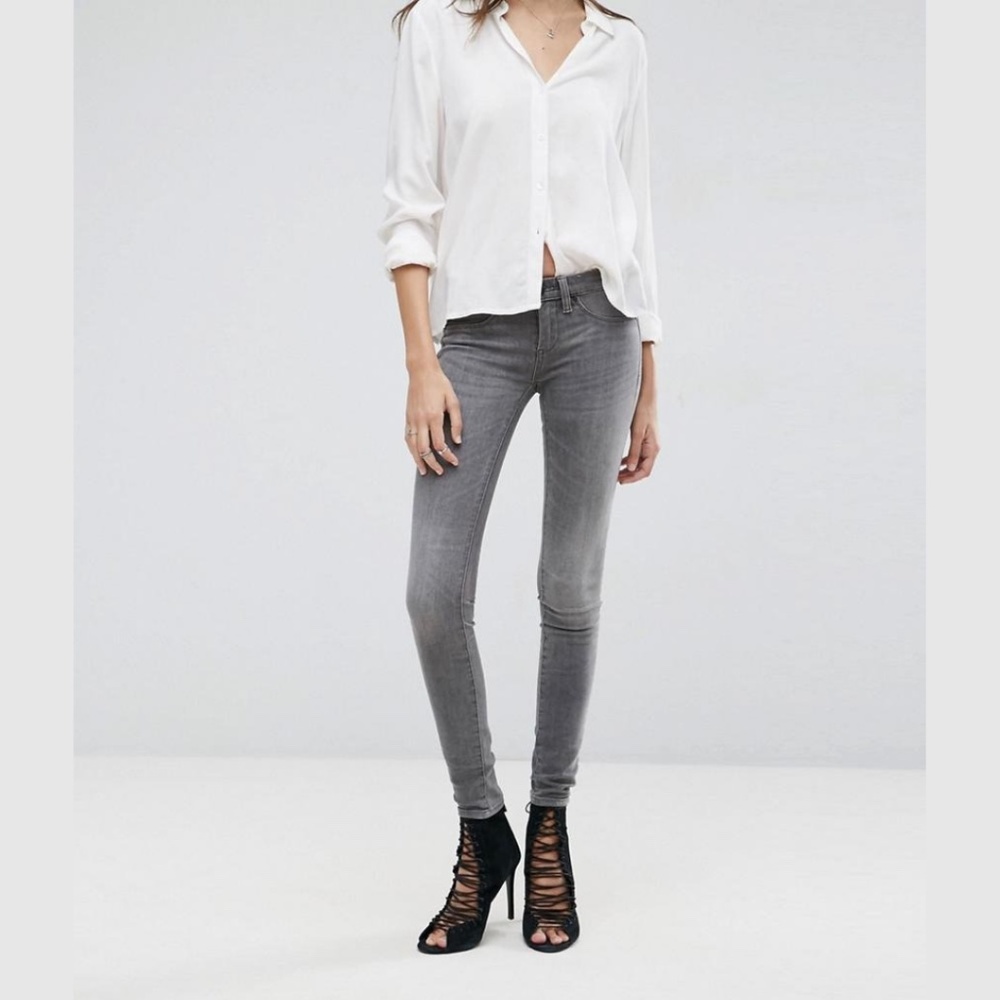 Blank NYC Gray Spray On Super Skinny Jeans